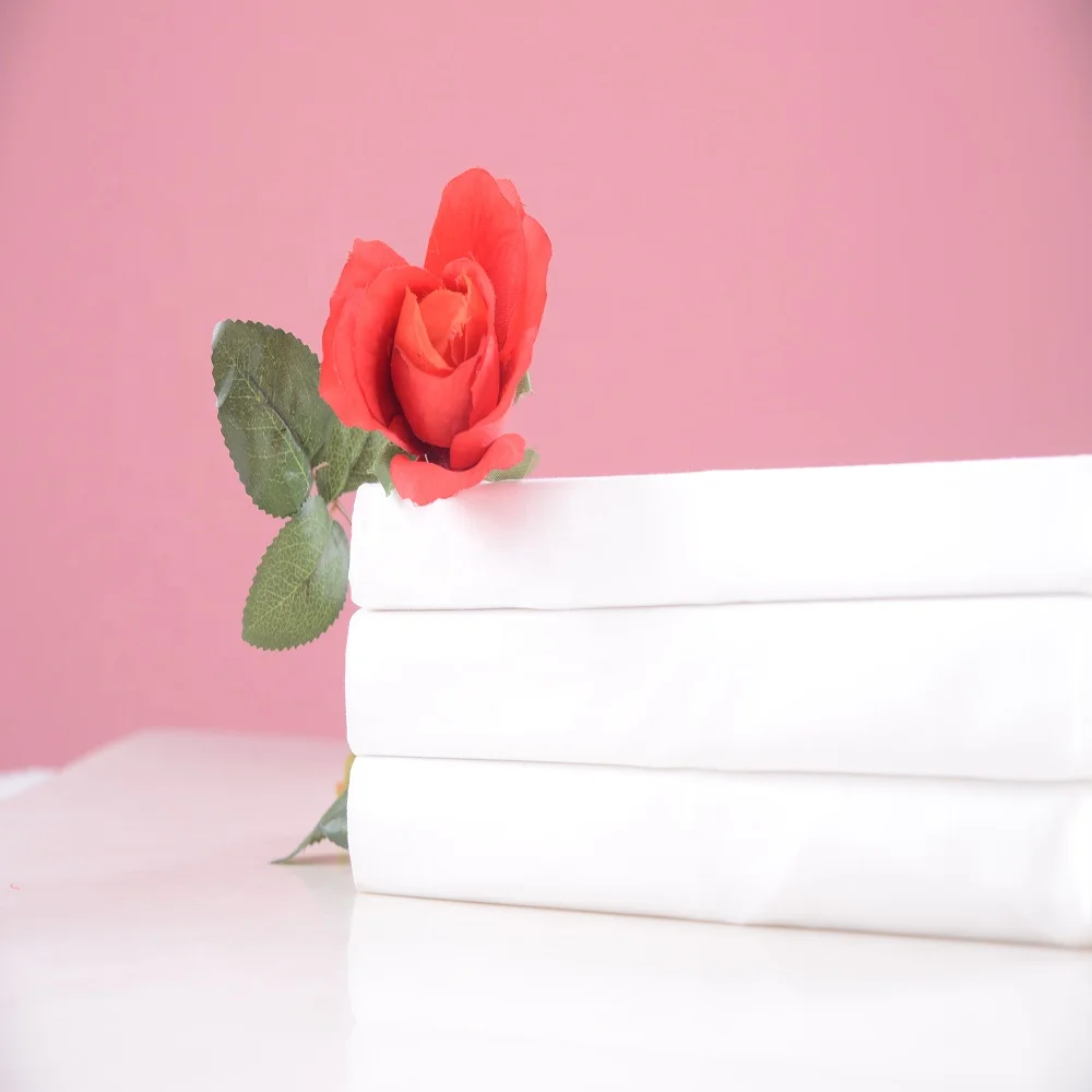 100% cotton soft 250T 40*40S satin home textile bed sheet fabrics bedding fabric for bed linen