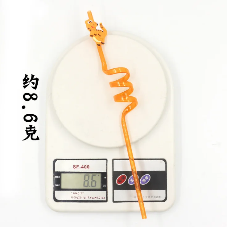PET hard modeling custom crazy drinking straws for kids