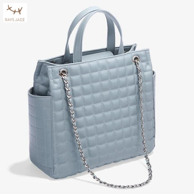 New Mochila Para Damas Latest Fashion Vegan Leather Women Backpack Wholesale Price Ladies PU Quilted Geometric Backpack