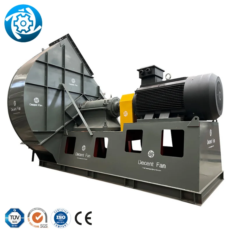 API673 Double Petroleum and Chemical High Pressure Industrial Air Suction Ventilation Centrifugal Fans and  Forced Draft Blowers