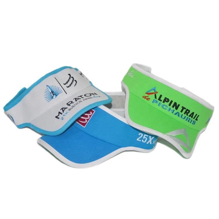 Embroidery logo sports custom visor cap/sun visor