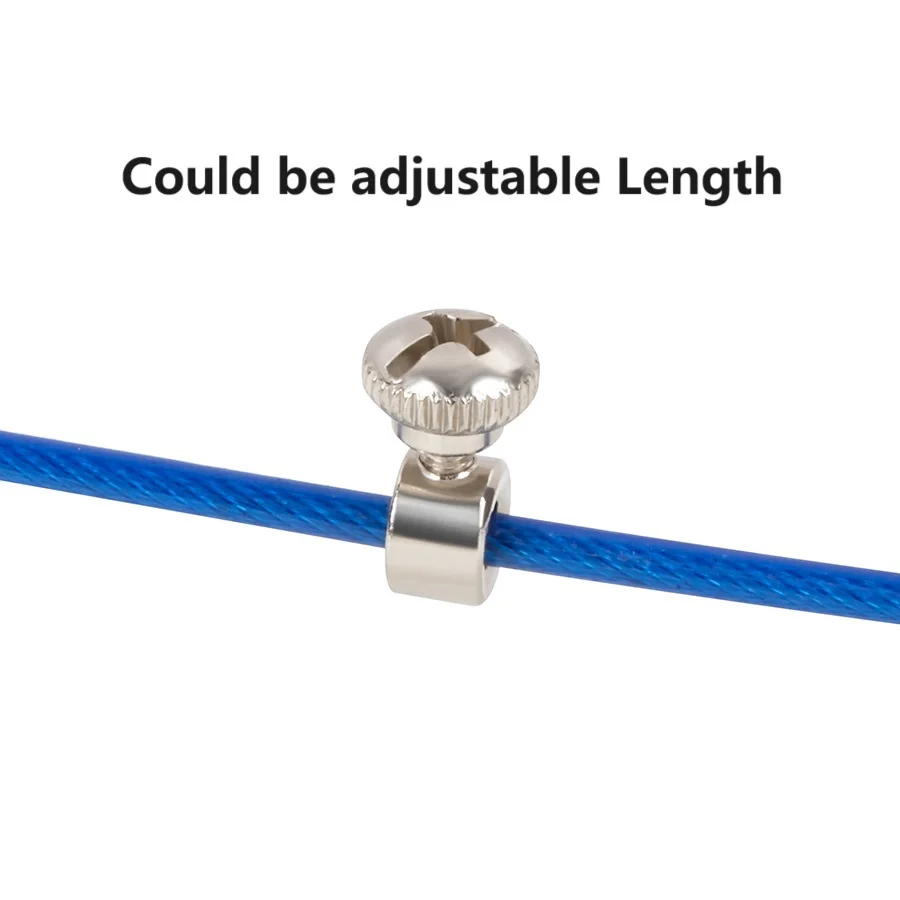 Hot Selling Weighted Skipping Speed Jump Rope Stainless Steel Wire Adjustable Jump Rope fitness home gym exercises Accessories