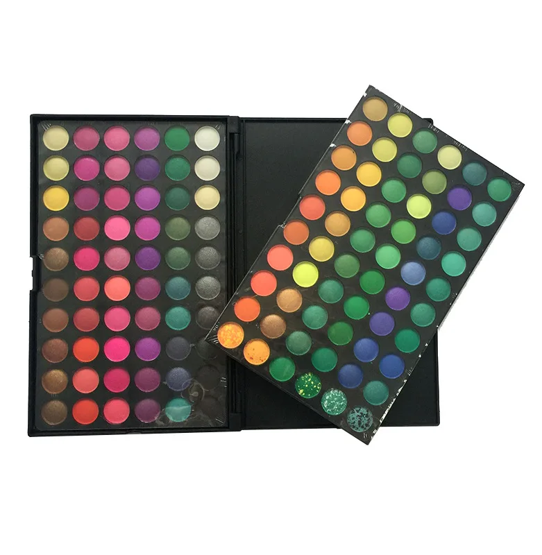 120 colors Full Color Eyeshadow Palette Fashion Women Cosmetic Case  Full Pro Makeup Palette Concealer Blusher