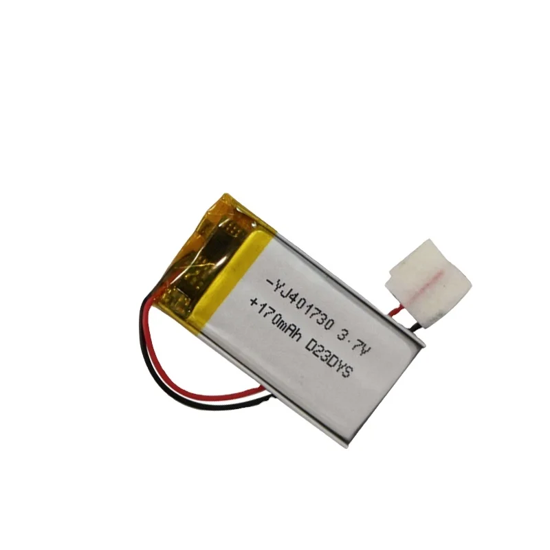 Deep cylcle YJ lithium polymer battery 3.7V 401730 170mAh Rechargeable lithium ion polymer battery for power tols