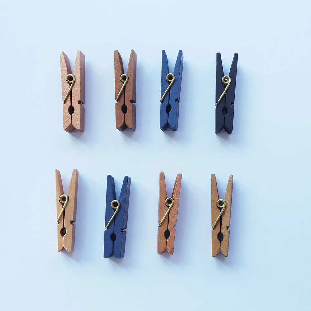 wholesale wooden peg 45mm DIY clothespins for photo Home Decoration Wood Crafts