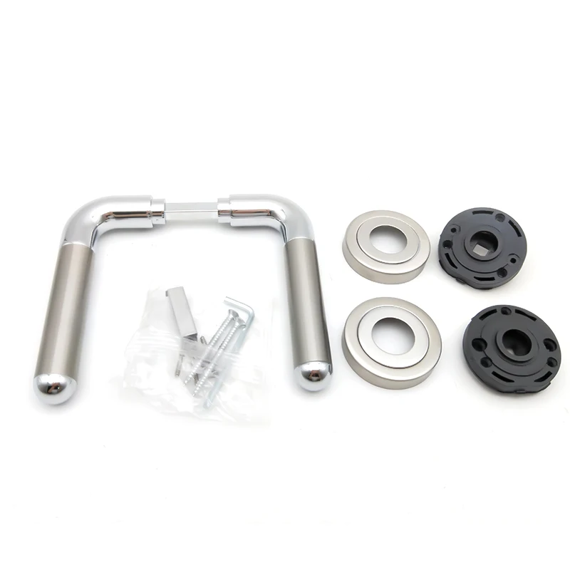 Hot Selling Interior and Exterior Passage Aluminum mortise  Door Handle Lock