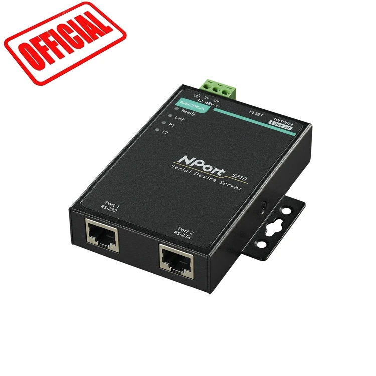 MOXA NPort 5200 серия 5210 общий серверный устройство для rs 232 ethernet конвертер оригинальный официальный