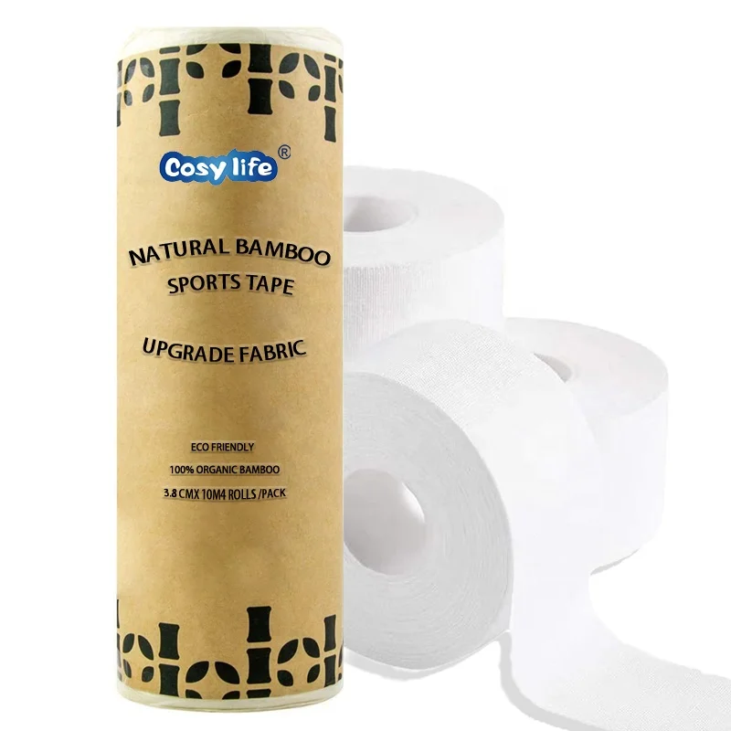 Индивидуальная черная бамбуковая спортивная лента для обвязки с угольным напылением, Разлагаемый экологически чистый продукт