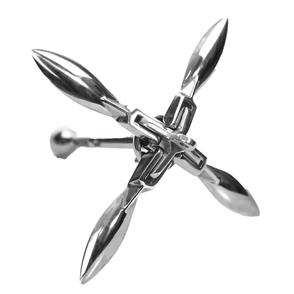 
New Design Marine Hardware Stainless Steel Boat Folding Anchor 