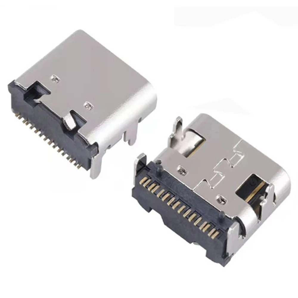 Гнездовой разъем Micro USB 3,1 SMD 16P type-c, высокоточный зарядный порт, интерфейс питания, док-станция