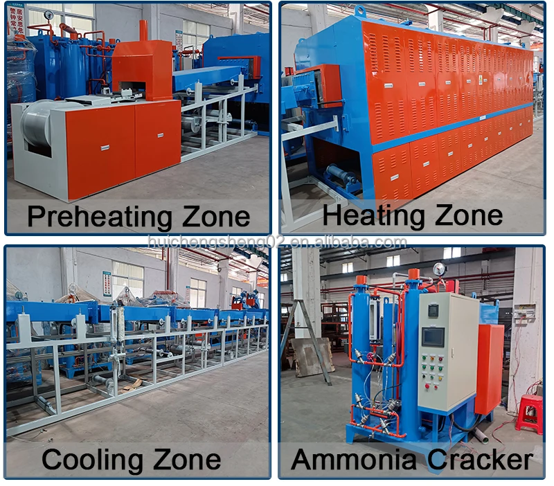 High efficiency 1150℃ control product atmosphere heat treatment bright brazing furnace for sieve