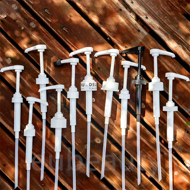 38400 Food Grade 1oz 30cc Dosage 10ml Syrup Pump 28/410 Coffee Syrup Caramel Punp Denali Dispenser 28400 5cc Universal Syruppump