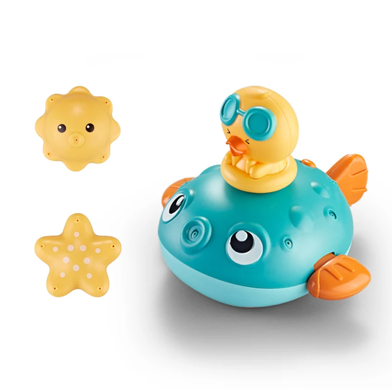  Для малышей игрушки для ванной распыления комплект бассейна веселье globefish Мини Фонтан плавающая игрушка куртка из искусственной кожи мальчиков и
