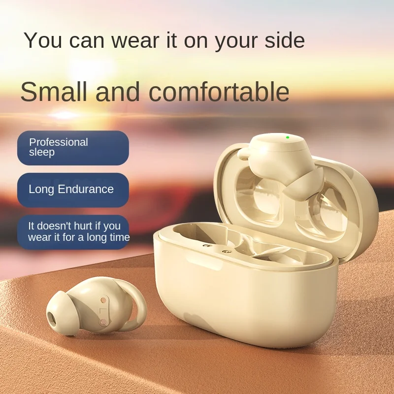 Y50 Noise cancelling HIFI BT TWS Headphones Invisible Portable True wireless Earbuds Mini Sleep Wireless Earphones for Sleeping