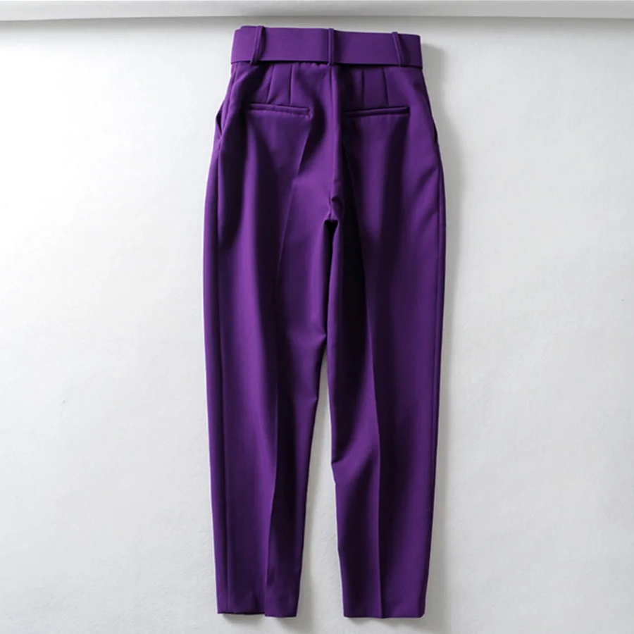 
latest designs 2020 waist belt harem nice colors woman pants 