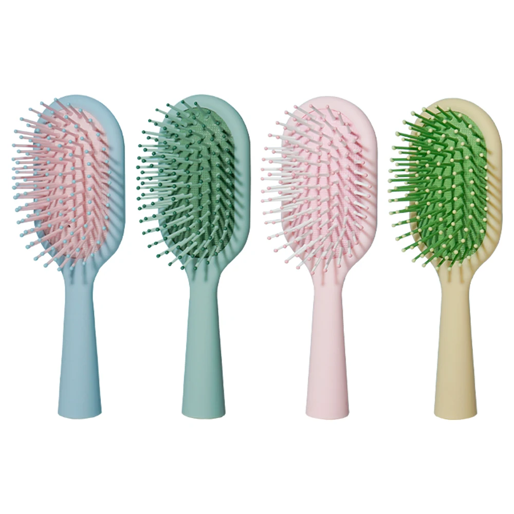 Круглые маленькие пластиковые оптом карманные волос с повязка на голову для детей облегчающая расчёсывание расчески