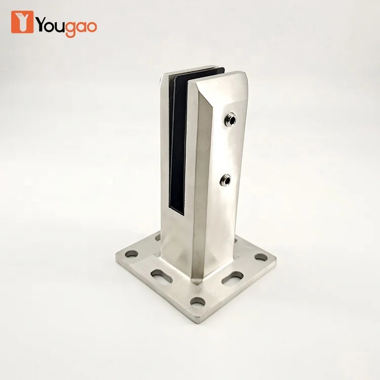 Duplex 2205 Stainless Steel Glass Spigot Square Shape