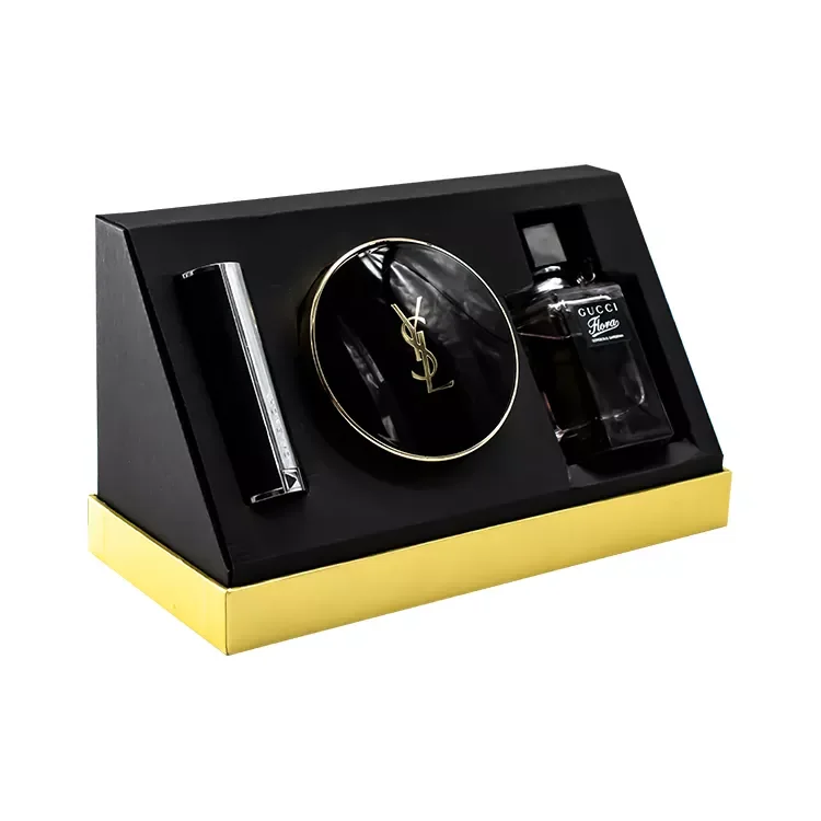 Custom Luxury Cosmetic Gift Box Packaging for Perfume Lipstick Sunscreen Cream Face Cream Skin Care Serum and High-Quality Box