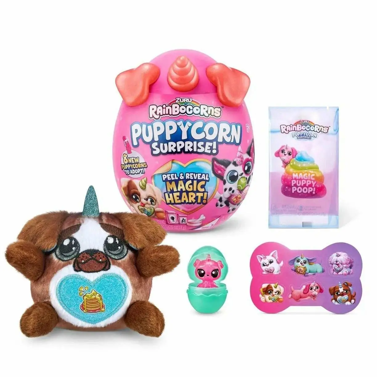 Wholesale Stock Surprise Egg Toys Original Zuru Puppycorn Surprise Plush Stuffed Animal Doll  9251