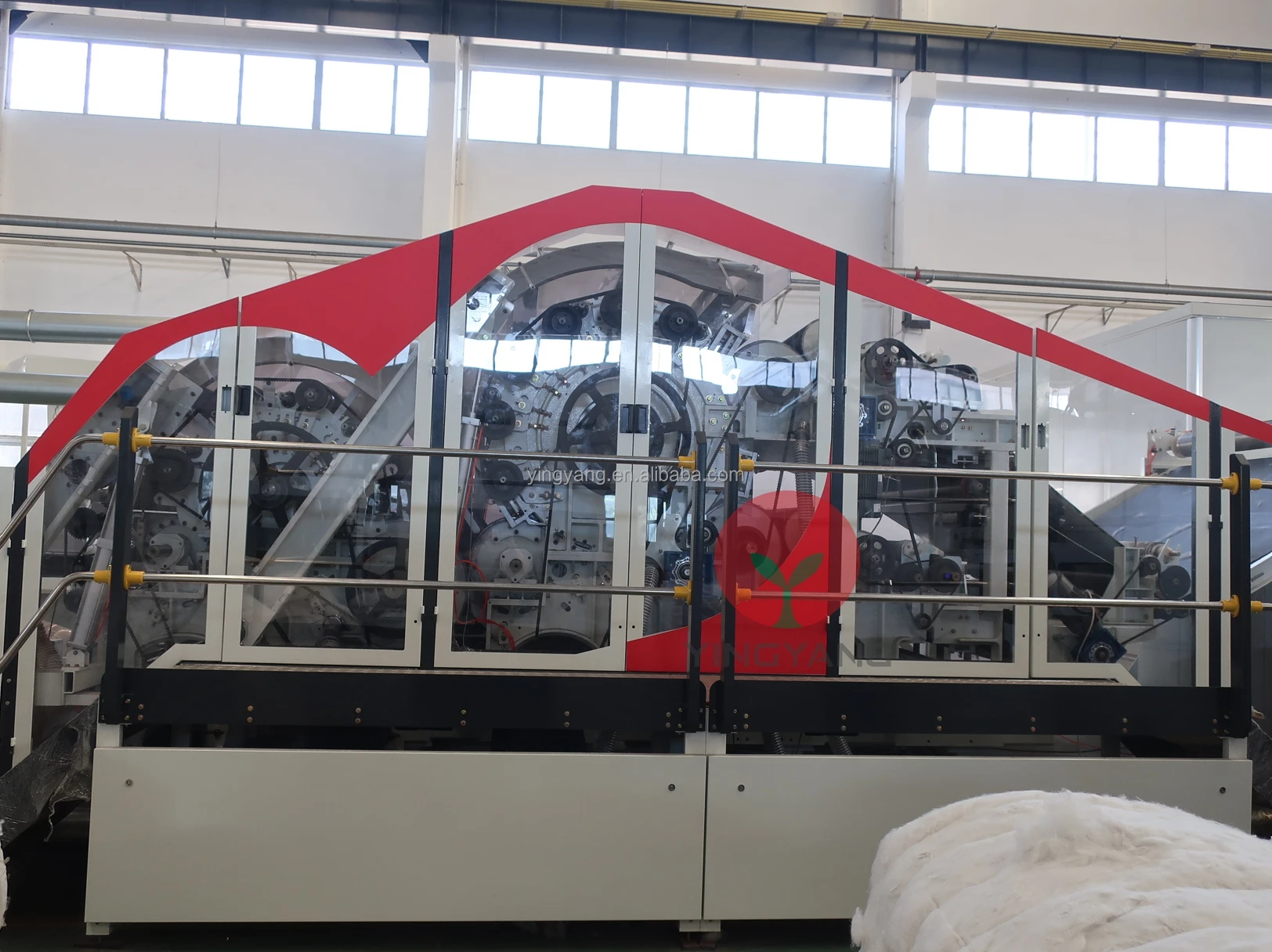 Высокоскоростная иглопробивная Линия для производства геотекстиля игольчатый ткацкий станок YING YANG