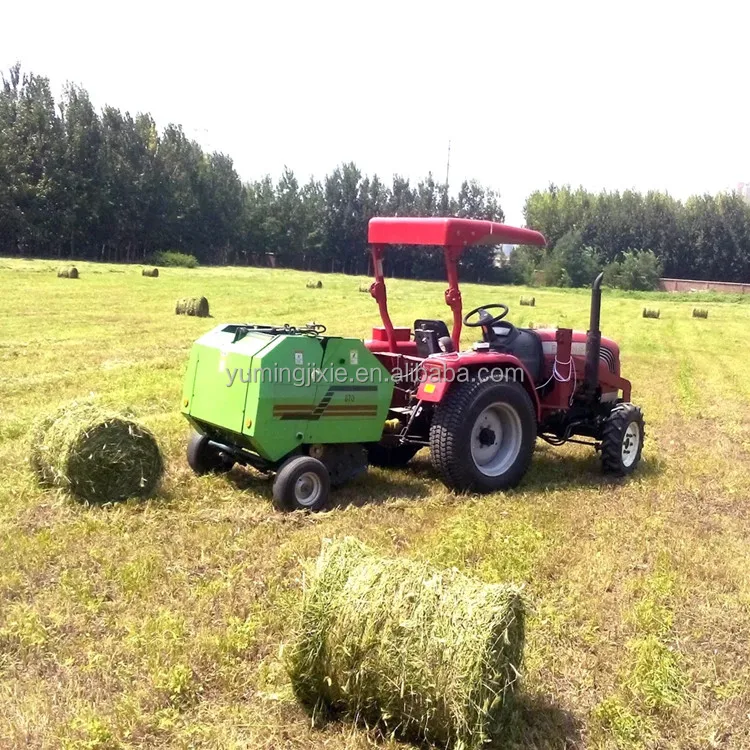 Многоцелевой пресс для сена и соломы, трактор, мини-пресс для сена, круглая пресс-машина для травы