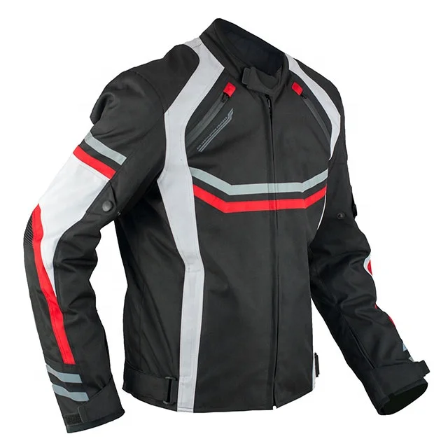 Motorcycle Textile Riding Jacket Super Speed Racing Jacket with Protectors and Windproof Lining