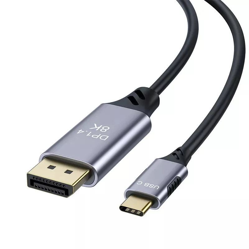 Male to male Type c to DP HD DisplayPort cable audio and video adapter 3.1 type c to dp 1.4 cable 4K@60Hz 2K@144Hz Cable