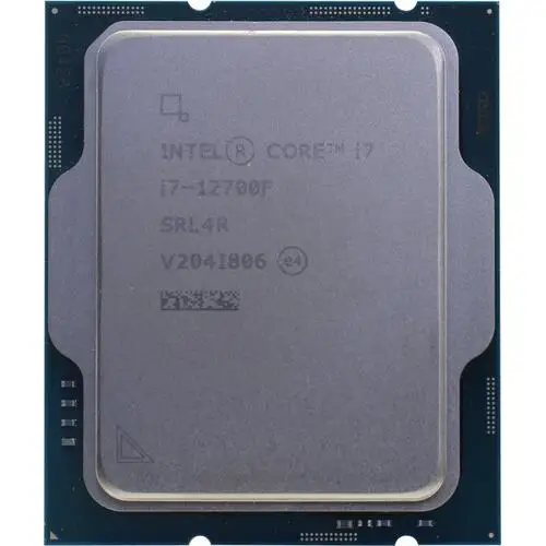 Для оригинального Лучшая цена Intel Core i7-12700F 12 ядер 4,90 ГГц процессор для LGA 1700 GEN 12 процессорный кулер для настольного компьютера