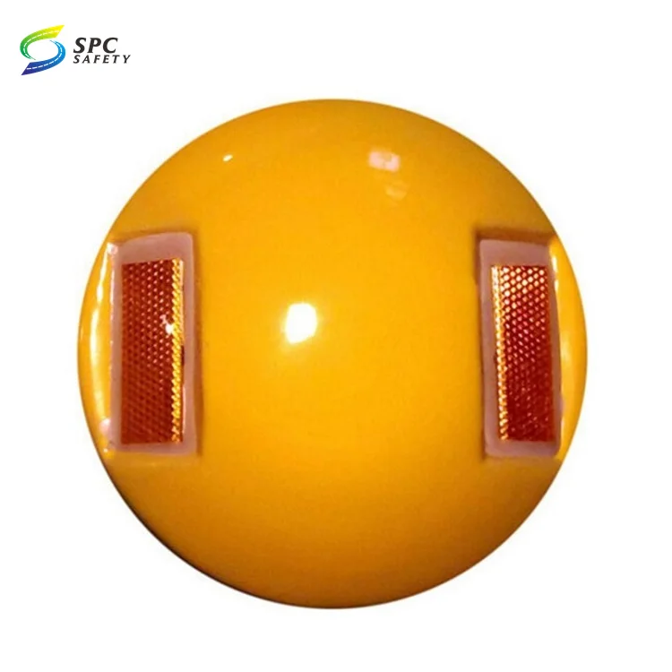 Road Driveway High Visible Mid East One Way Glass Beads Reflective Cat Eye Raised Pavement Reflector Ceramic Road Stud Markers