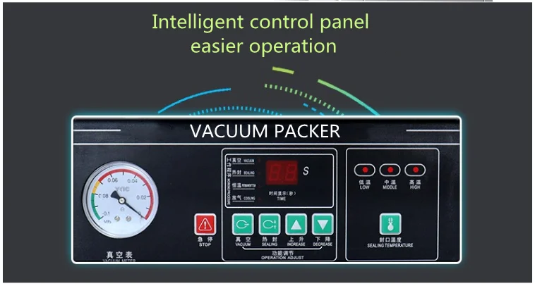 DZ500 Commercial Chicken Meat Food Single Chamber Vacuum Packing Machine Tomato Potato Onion Vacuum Sealer