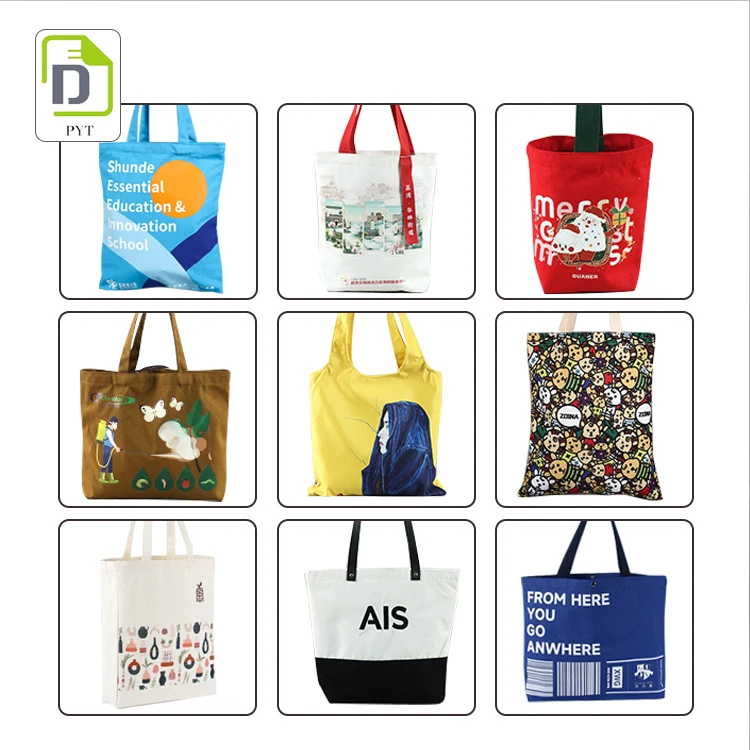 Custom Cloth Coton Cotton Canvas Linen Tote Bags Algodon For College Students