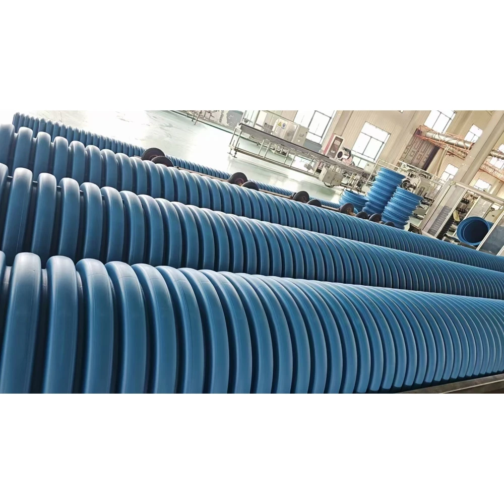 Пластиковая гофрированная дренажная труба Hdpe Двойная Стенка пластиковая трубка отводящая изготовлена