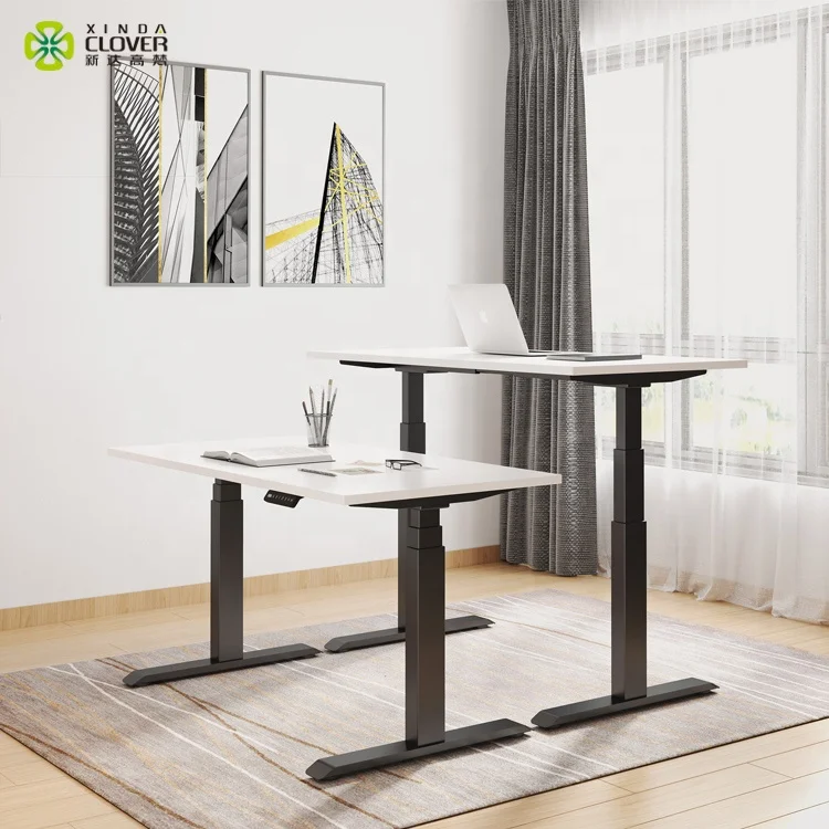 Standing Ajustable Table Modern Ergonomic Office Sit Stand Desk Electric Height Adjustable Desk