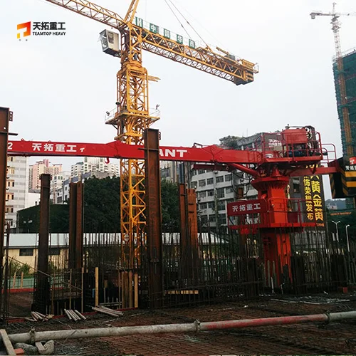 hydraulic type stationary self-climbing hgc33d concrete placing boom 18m 22m 28m and 32m for rental