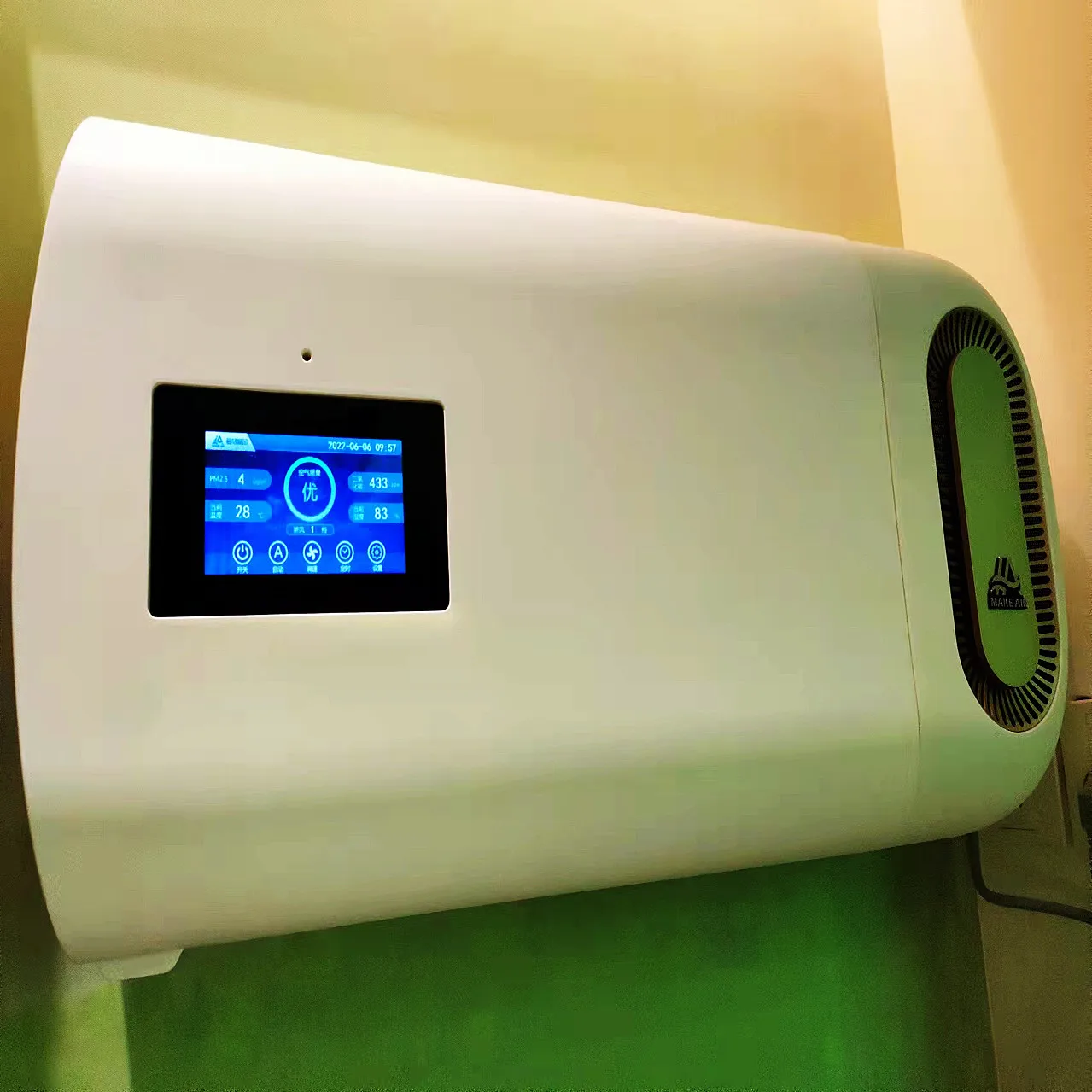 ventilation wall mounted manufacture air purification home ventilation system fresh air