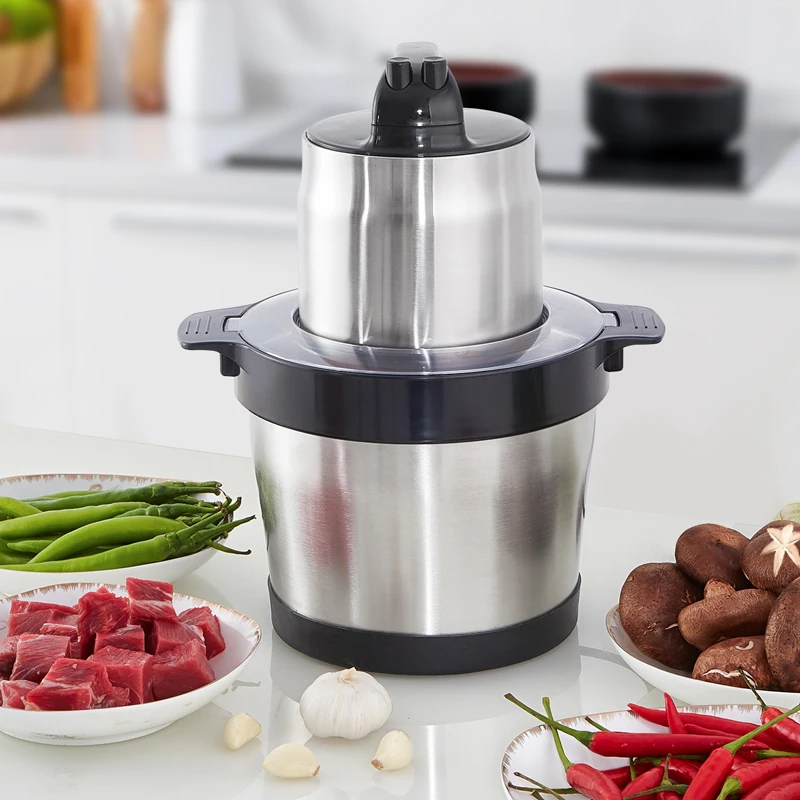 Restaurant Heavy Duty Large Mince Mixer Big 6L 10L Commercial Stainless Steel Meat Grinder Machine For Sale