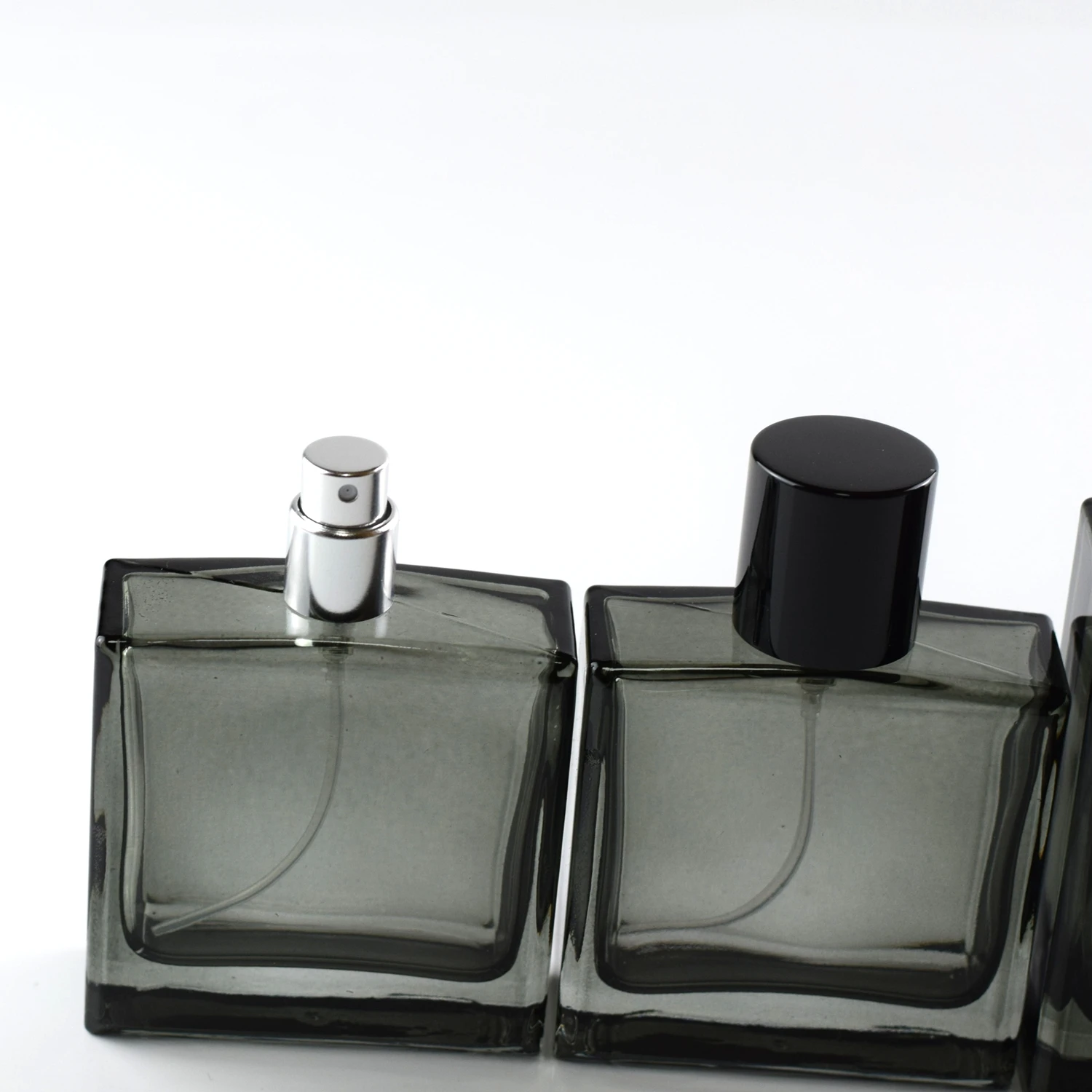 Portable Perfume Bottle Wholesale 50 ml 100 ml Perfume Bottles Empty Grey Color Glass Bottle For Perfume