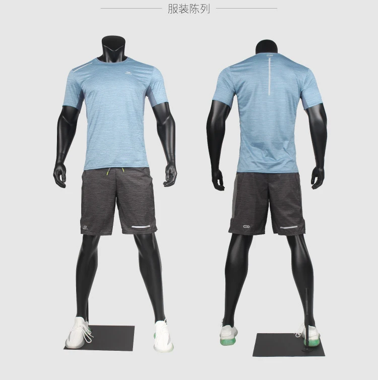 popular designed sporting life like standing headless sport female mannequin muscular woman model hands on back