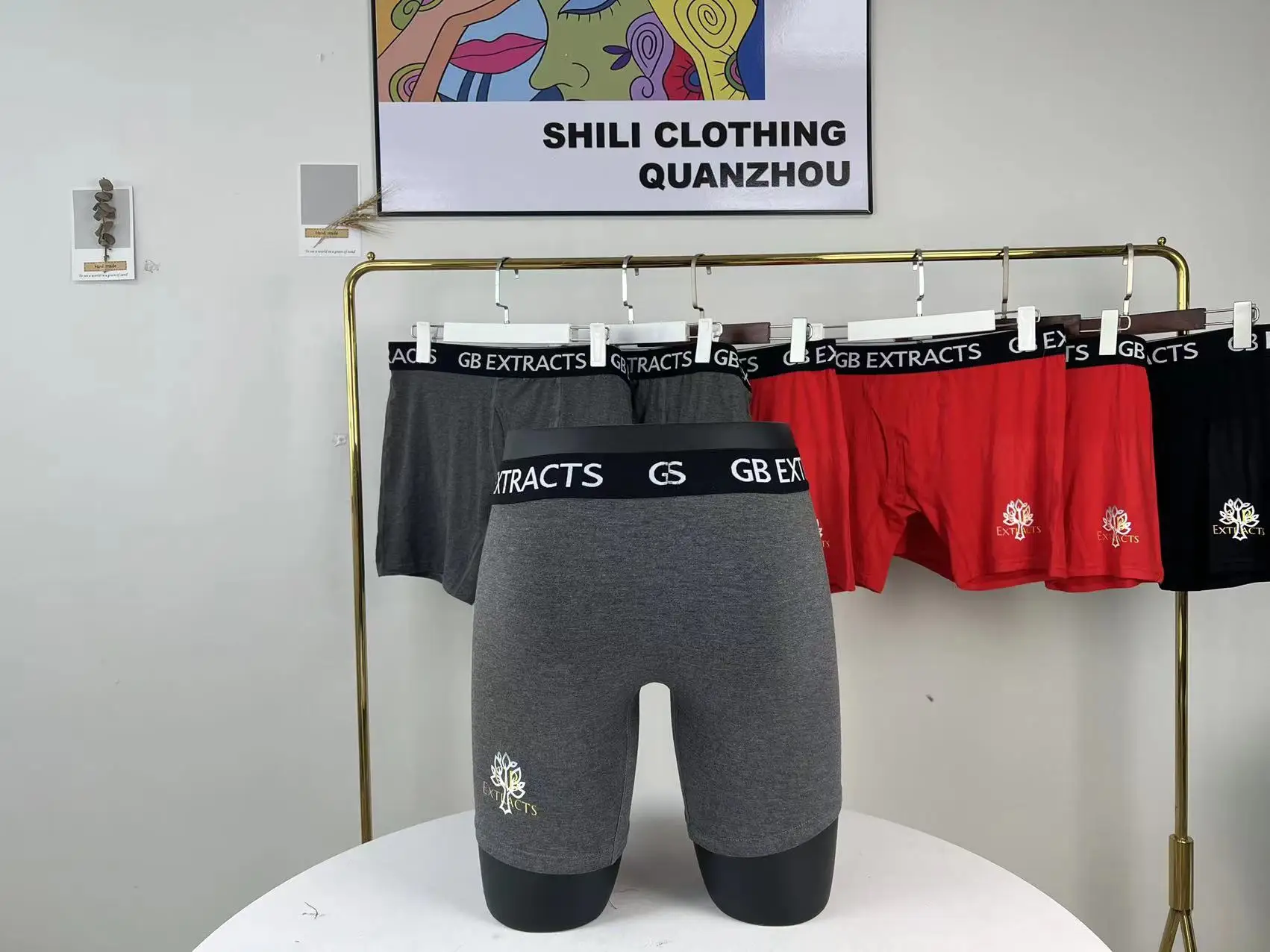 Комплект нижнего белья из бюстгальтера и трусов красные трусы-боксеры для мальчиков вискозы женские трусы с длинными штанинами спортивные хлопковые индивидуальным логотипом под заказ нижнее белье