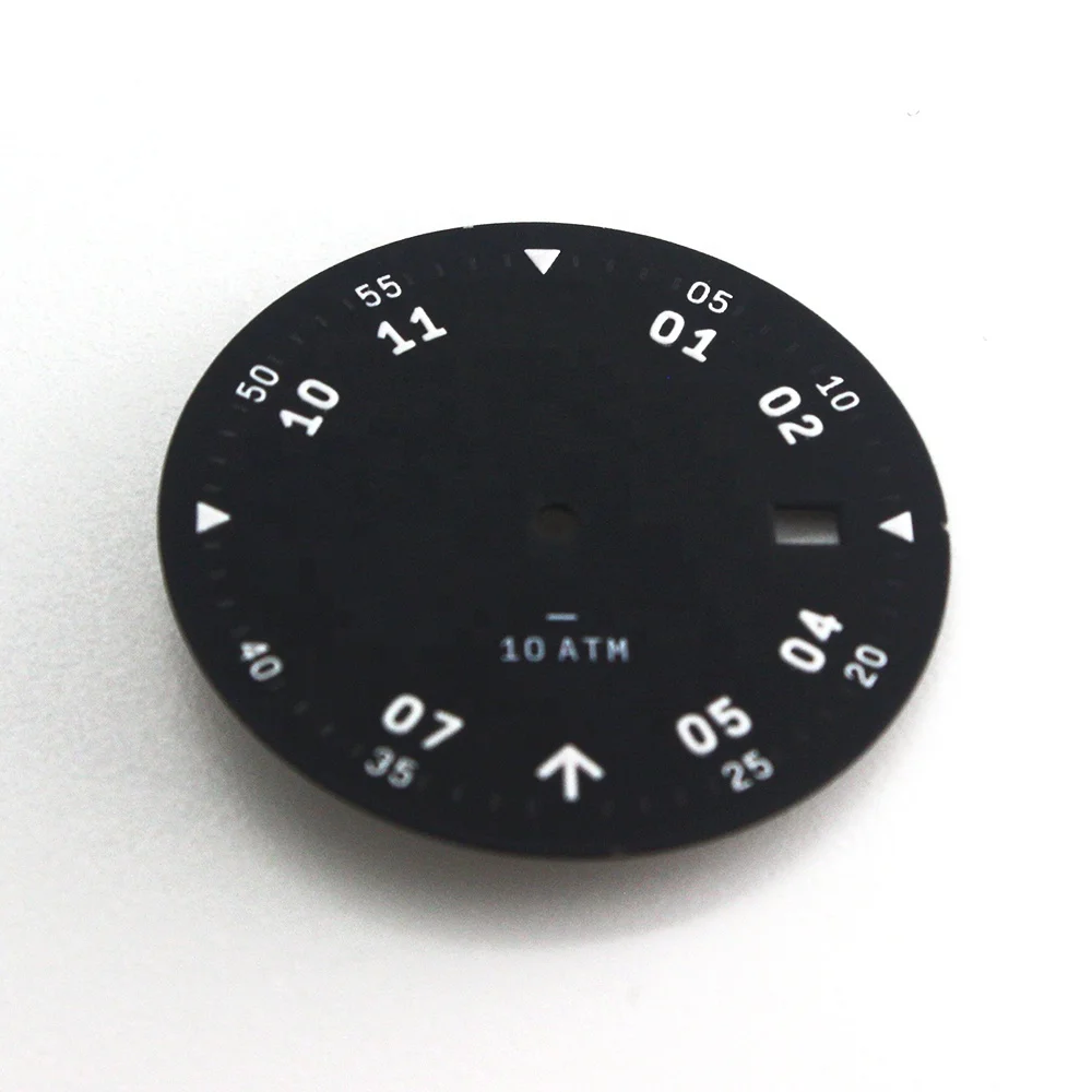 Прямые продажи от поставщика в Шэньчжэне, белые суперсветящиеся наручные часы с большим хронографом и индексом, детали, циферблат, акция на заказ