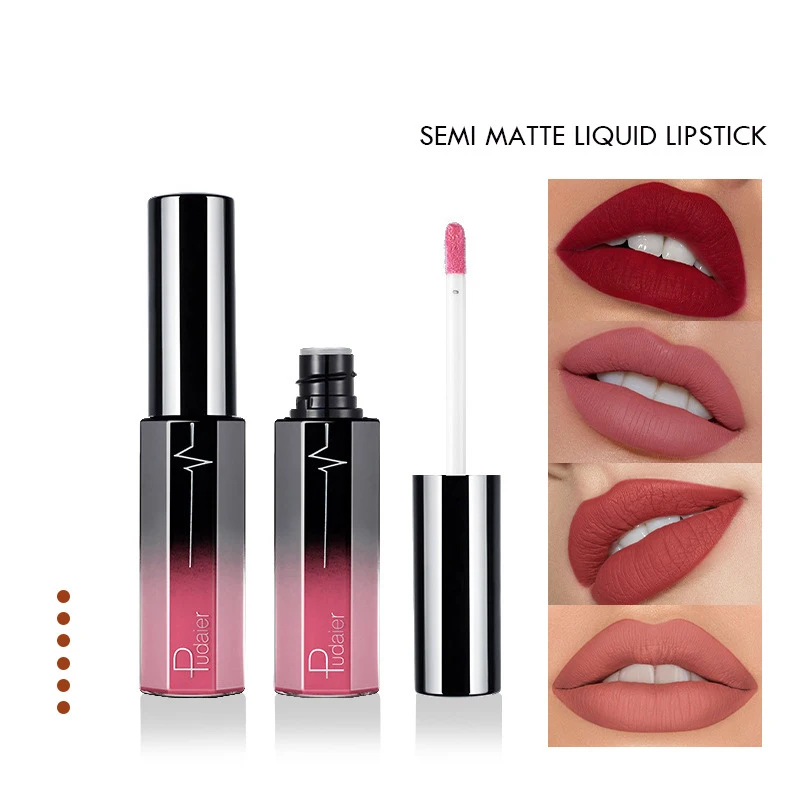 36 Colors Private Label  Matte Lip Gloss Honey Color Show Not Easy To Stain Cup Lip Glaze Liquid Lipstick