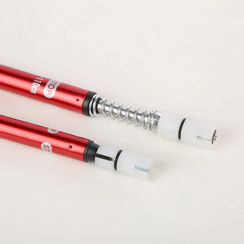 Aluminum Trekking Poles T-Handle Anti-Shock Telescopic Walking Hiking Sticks