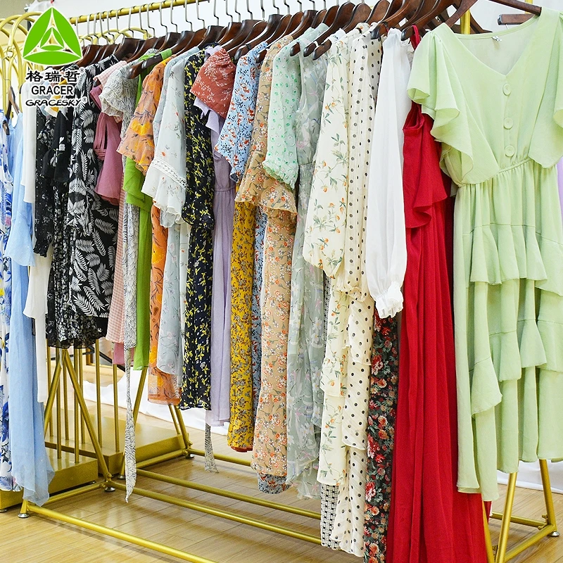 Одежда для женщин Ukay Korean корейские тюки фабричное платье 100 кг японская