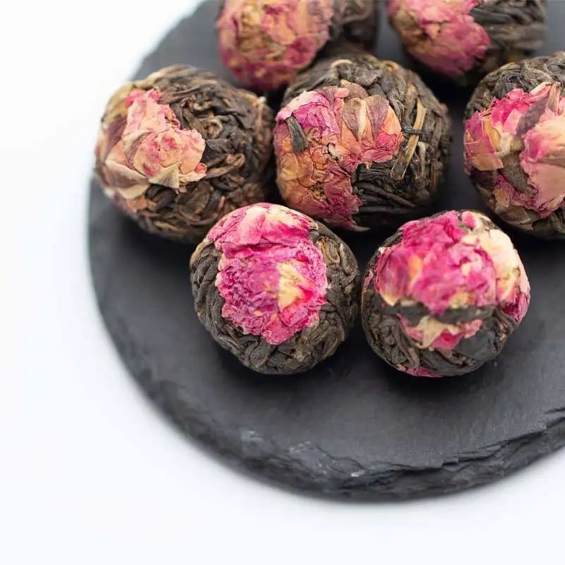 2024 New Product Private Label Wholesale Pack Organic  Dried Blooming Flower Tea Ball Detox Herbal Blossom Tea