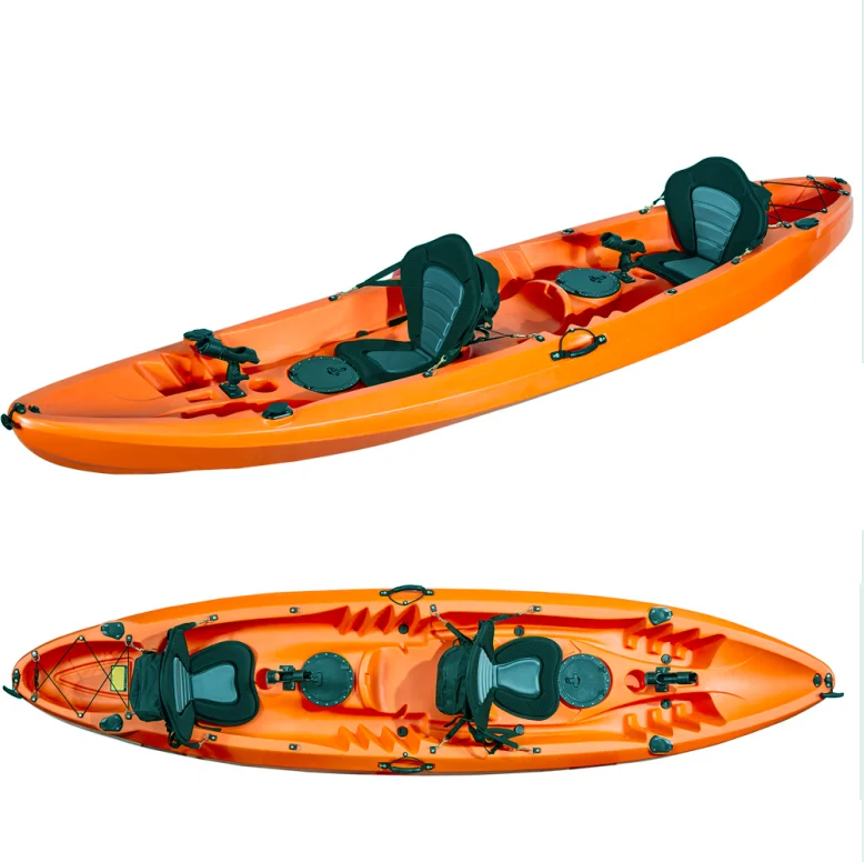 Best price 2 seat kayak 2 person kayak for family Boat Sit On Top Kayak 3 person Fishing canoe for sale