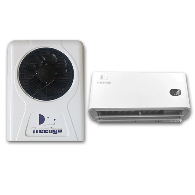 NEW arrival split car tractor trailer apu 12 volt air conditioner with universal electric car ac compressor for farm tractor