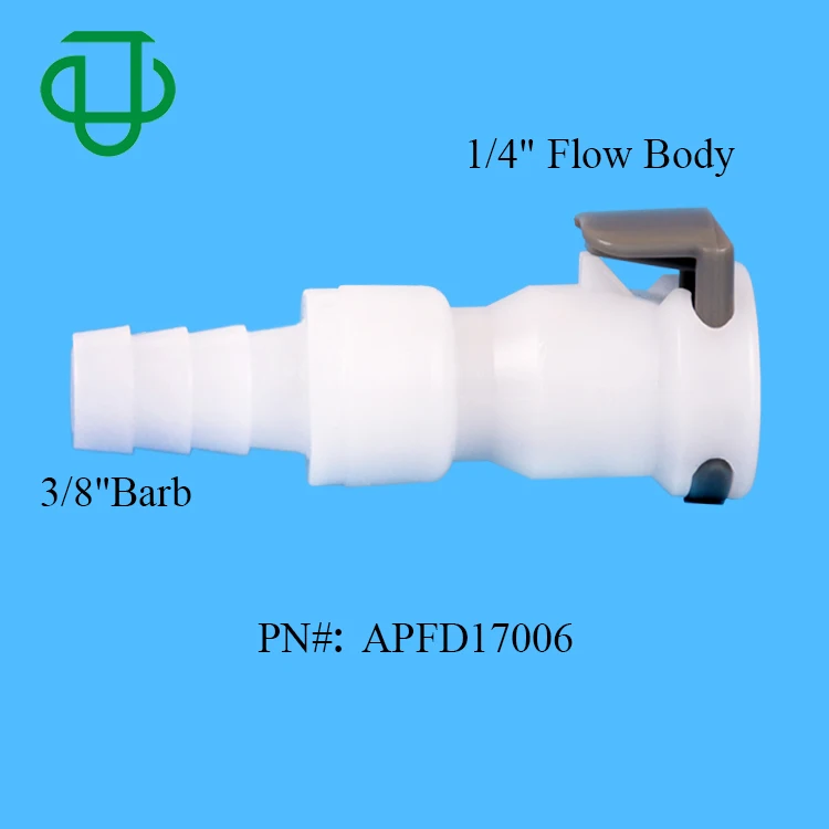 JU CPC Valved In-Line Female Couplings Body Quick Disconnect Coupling Water Air Hose Connectors For Laser Beauty Equipment