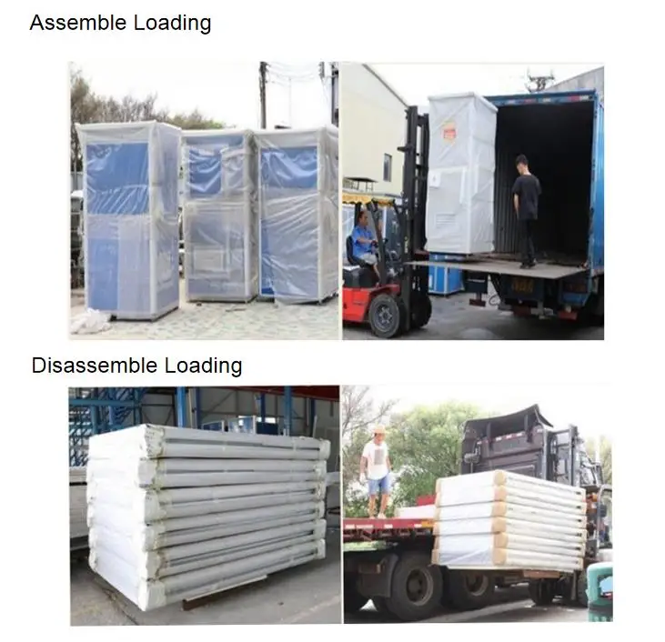 Low Cost Construction Site Mobile Public Prefab Toilet Bathroom Wholesale Portable toilet