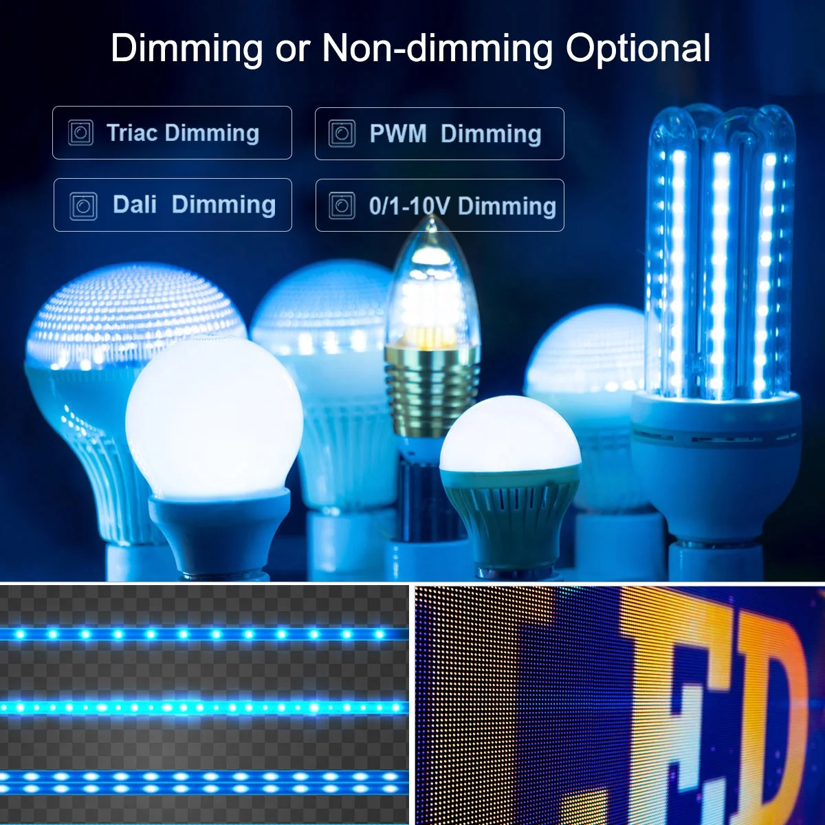 DUSKTEC 30w Strip AC170 265v Input 48-54w 80v Constant Current 4-7w 12v 12 Watt Isolated HPF 5w 120ma 65v Smart Bulb Led Driver