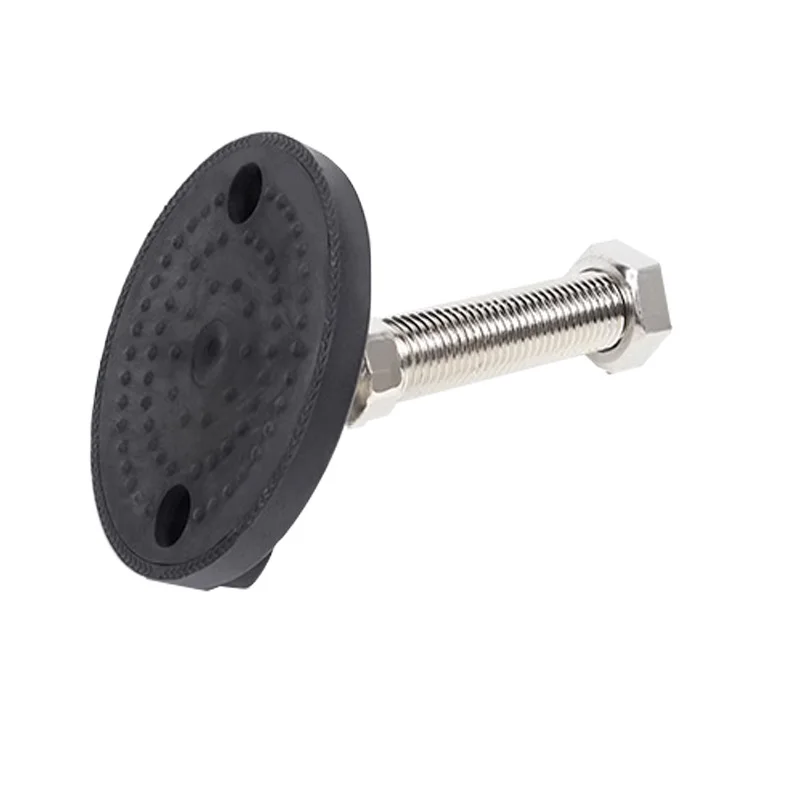 Swivel and Fixed Type Nylon Black Plastic Industrial Provide Orange Furniture Leg D=50 60 80 100 125 Adjustable Leveling Feet